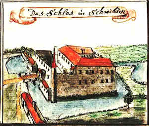 Das Schlos in Schwibsen - Zamek, widok oglny
